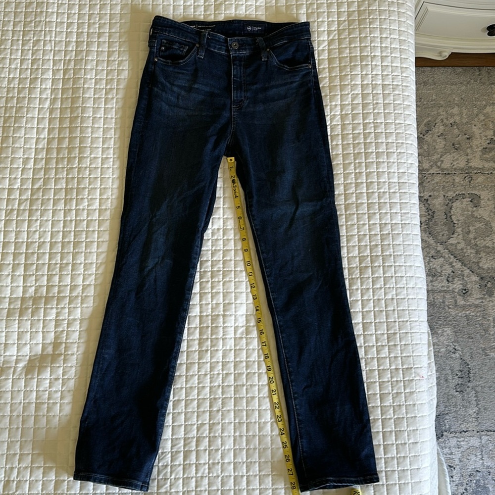 AG Mari high rise slim straight size  28 jeans
